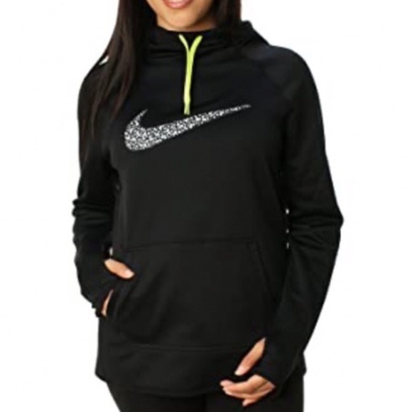 Nike Tops - NIKE ALL TIME GRAPHIC 3 THERMA-FIT PULLOVER HOODIE